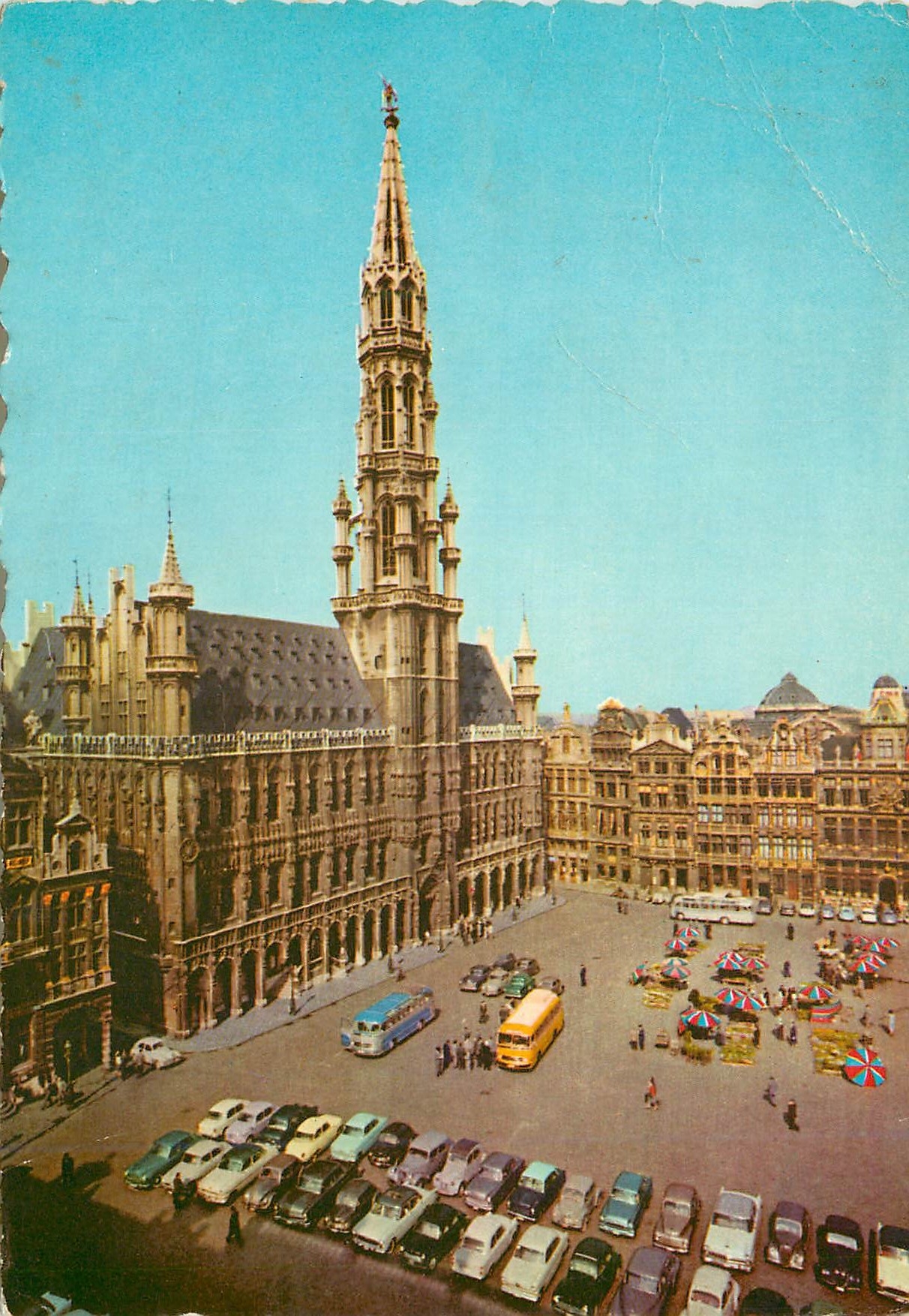CPM Bruxelles grand place hotel de ville