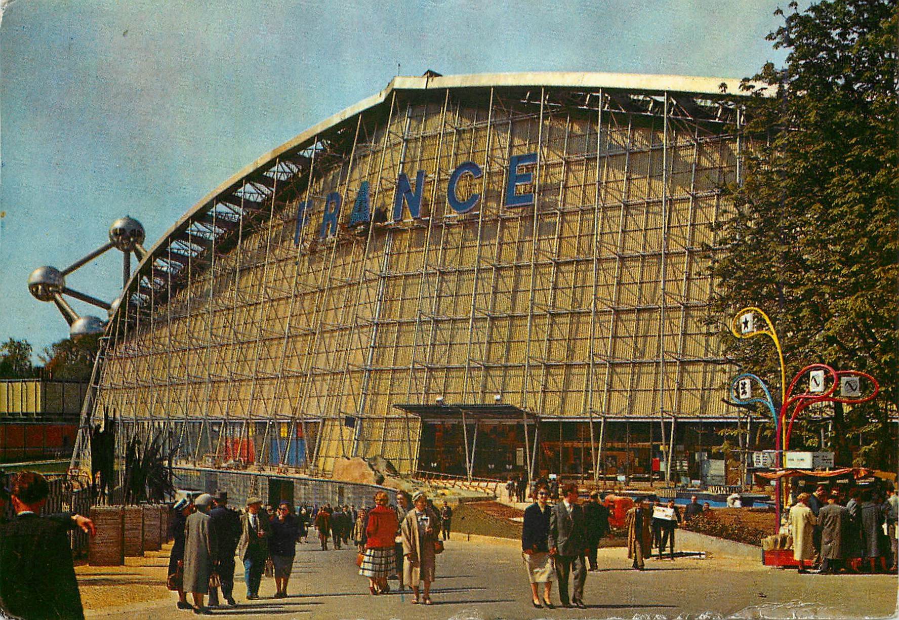Pavillon de France — Exposition Universelle de Bruxelles 1958 — Éditeur Épicarte, n° 6.300