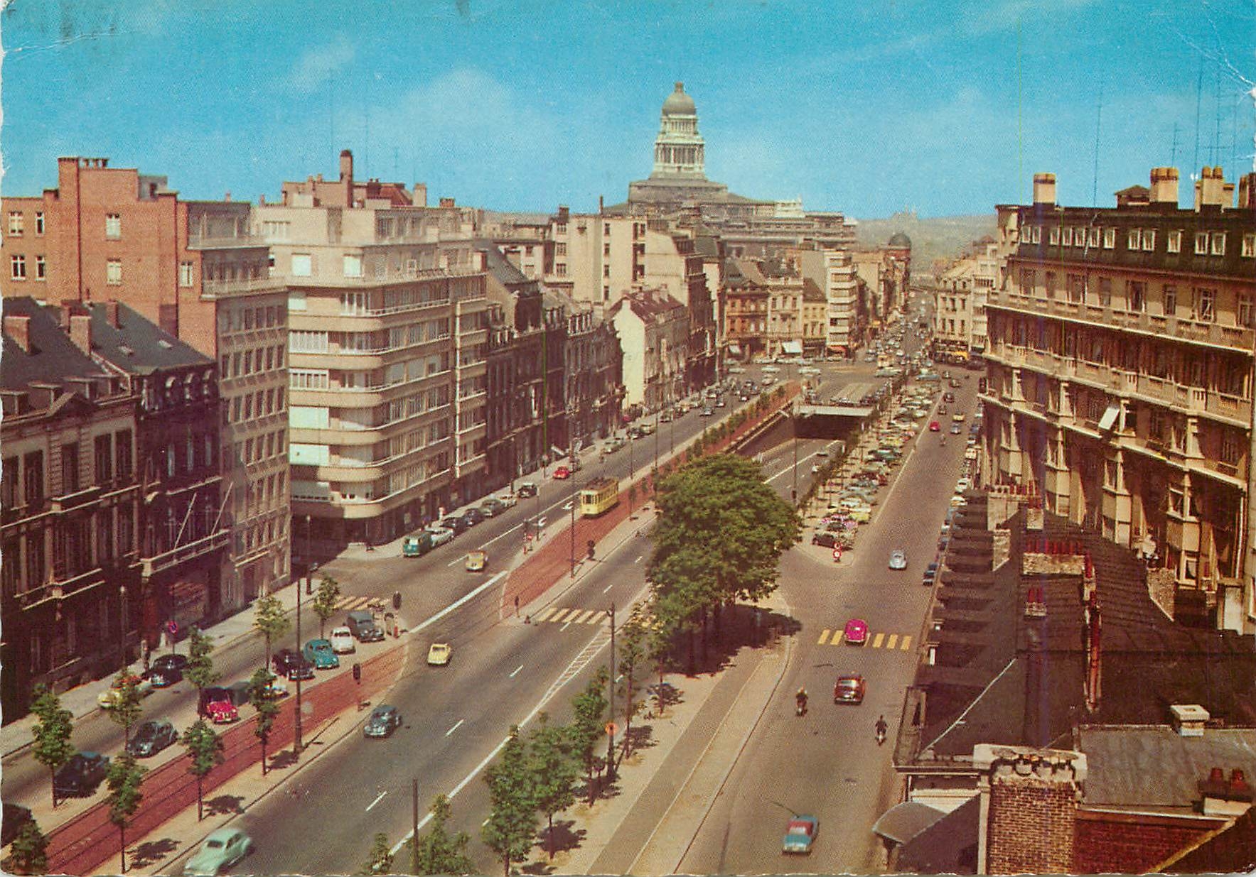 CPM Bruxelles avenue louise et son tunnel