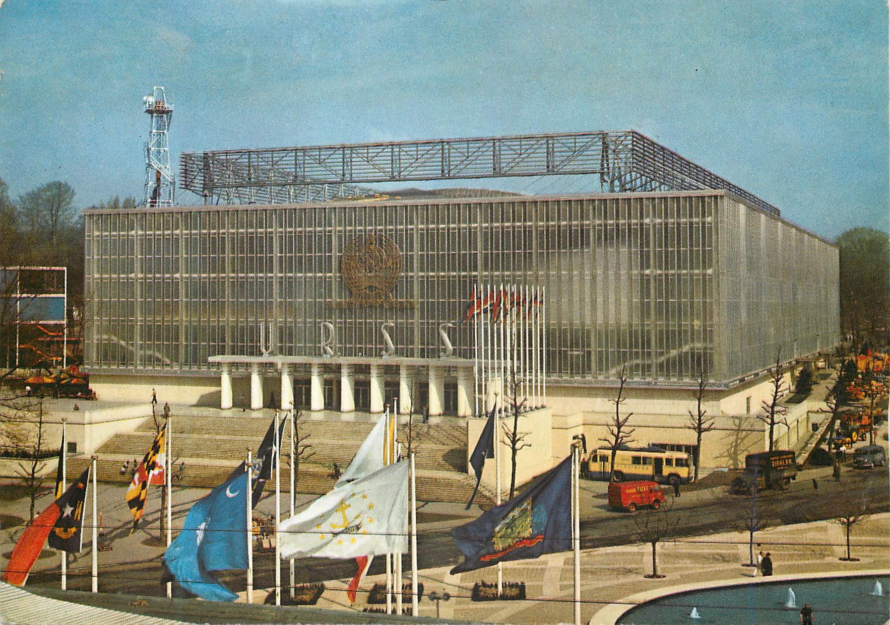 Pavillon de l'U.R.S.S. — Exposition Universelle de Bruxelles 1958 — Éd. de l'Occident, n° 9.314
