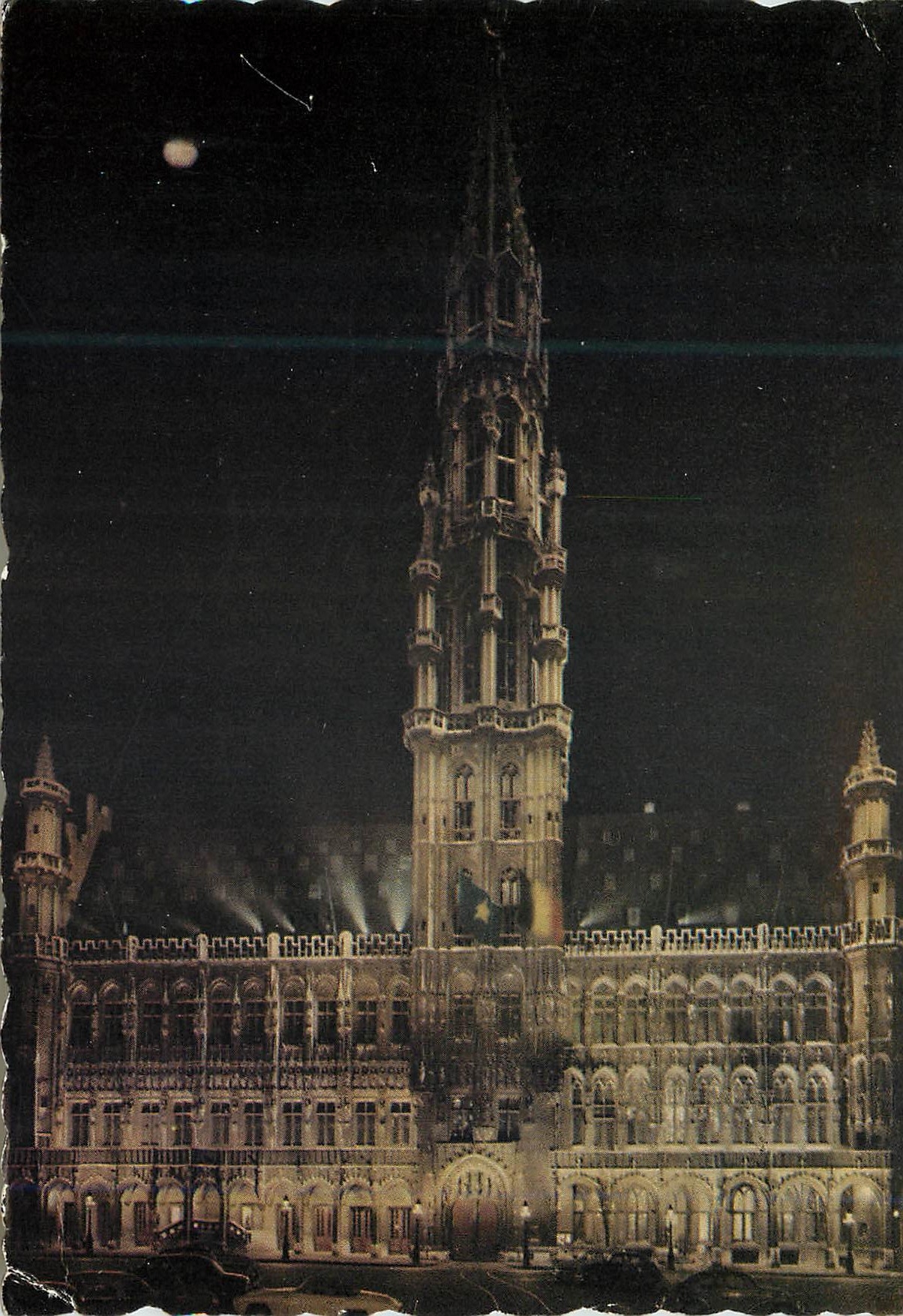 CPM Bruxelles hotel de ville