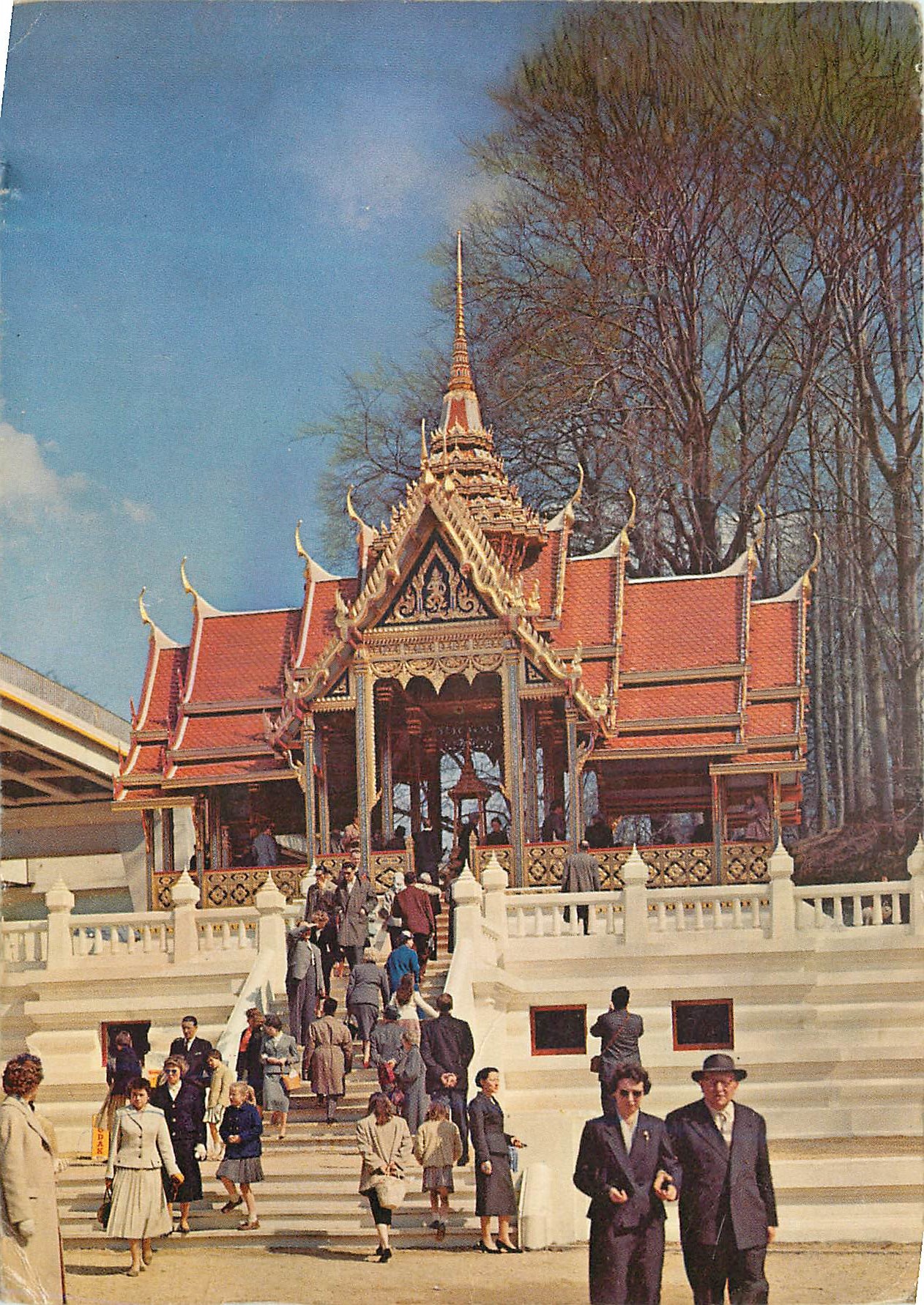 CPM Bruxelles de la thailande Exposition universelle de Bruxelles 1958