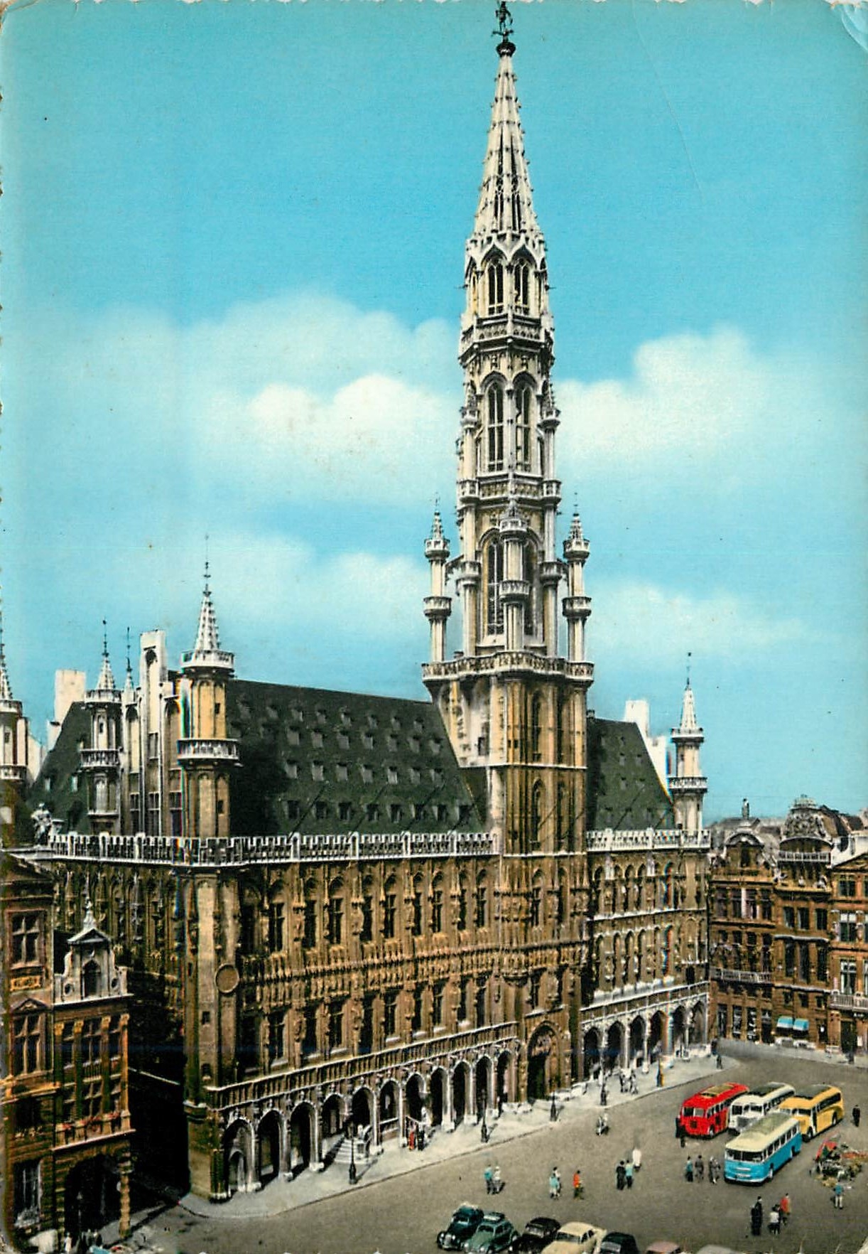 CPM Bruxelles grand place hotel de ville