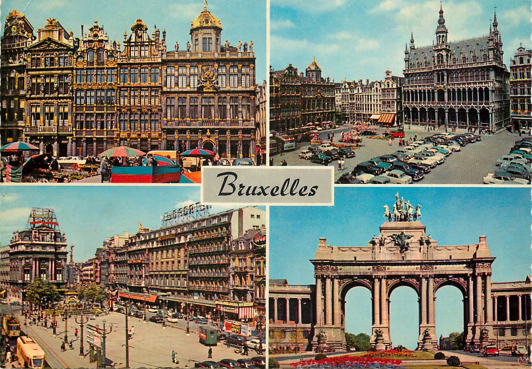 CPM Bruxelles vues generales