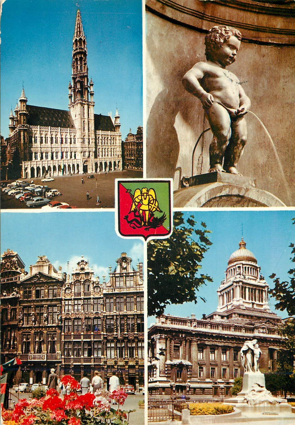 CPM Bruxelles hotel de vile manneken pis
