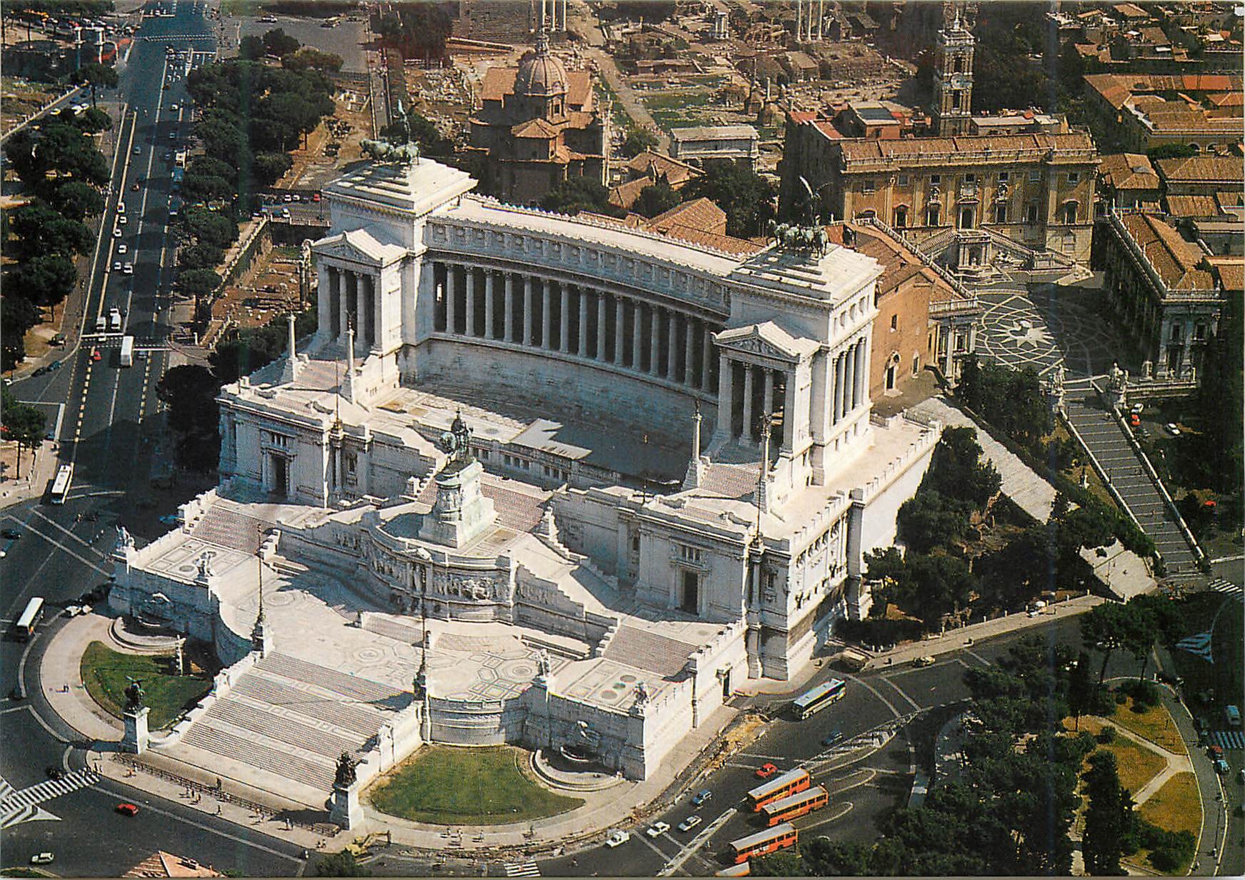 CPM Roma autel de la patrie et le capitole