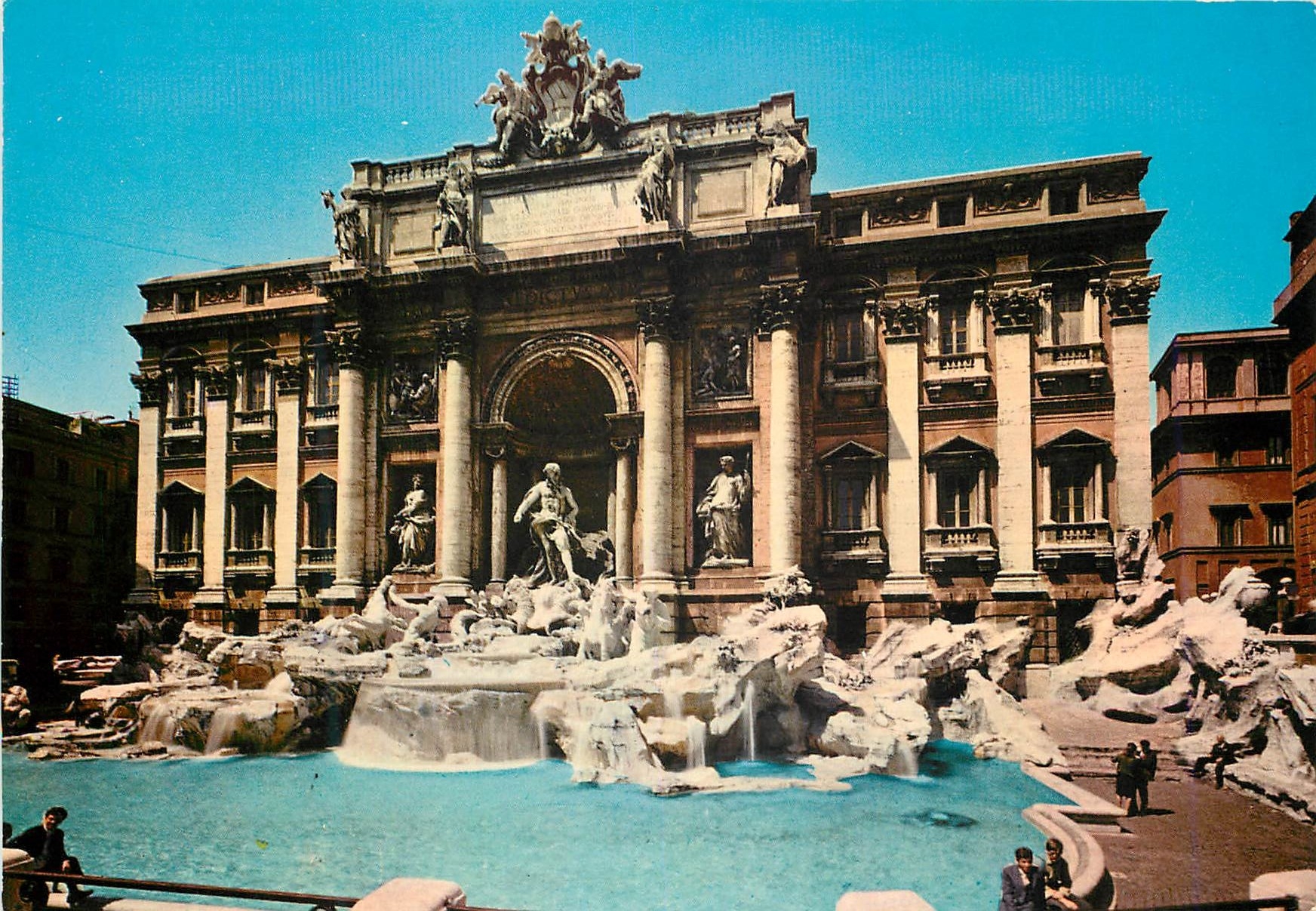 CPM Roma la fontaine de trevi