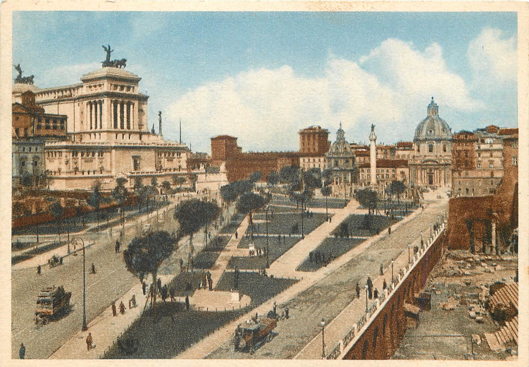 CPM Roma monument a victor emmanuel II