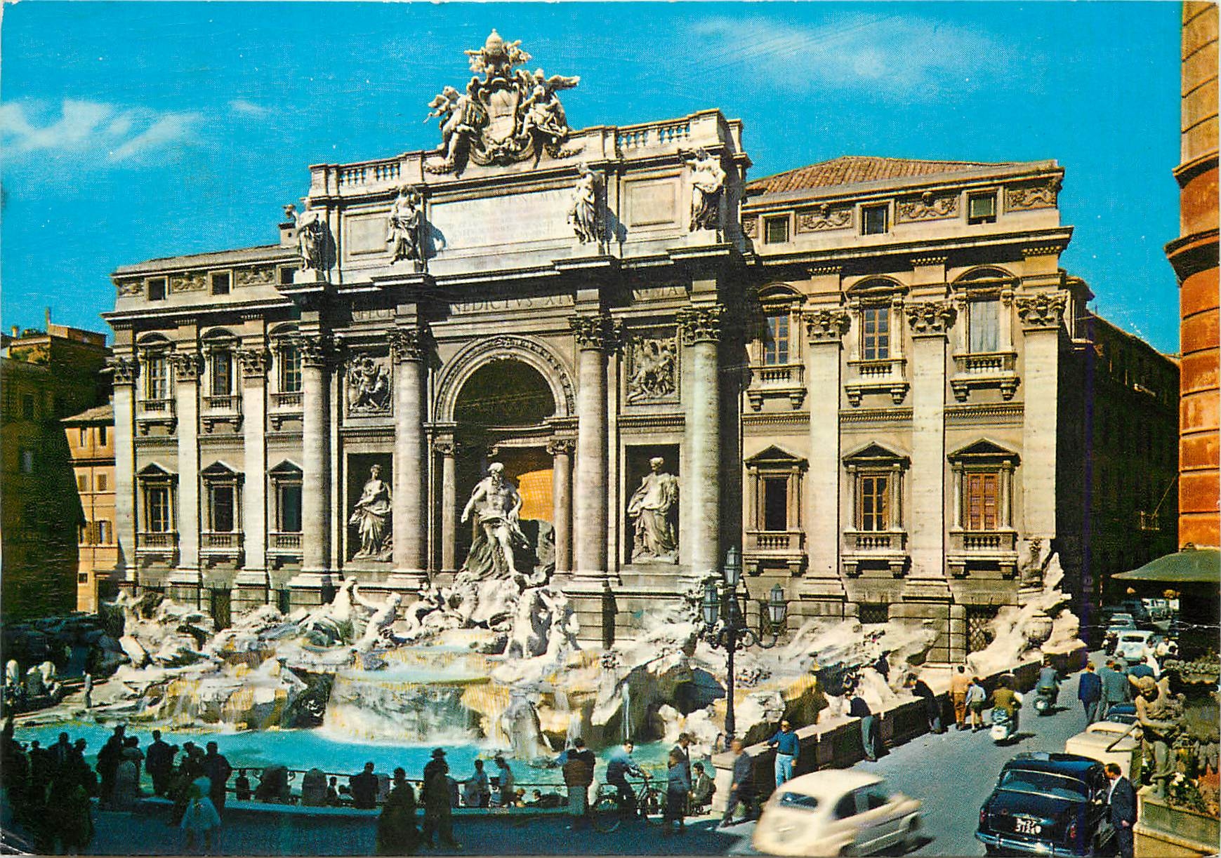 CPM Roma la fontaine de trevi