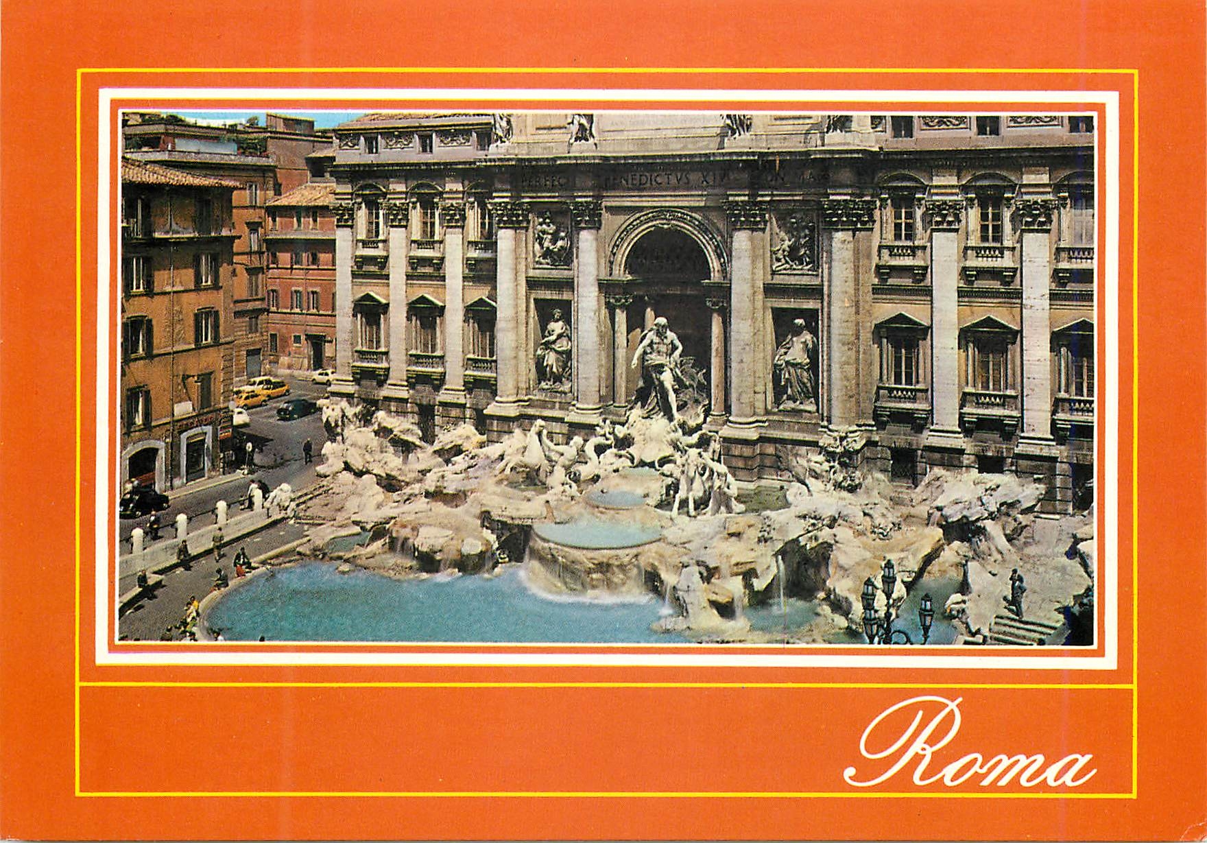 CPM Roma la fontaine de trevi