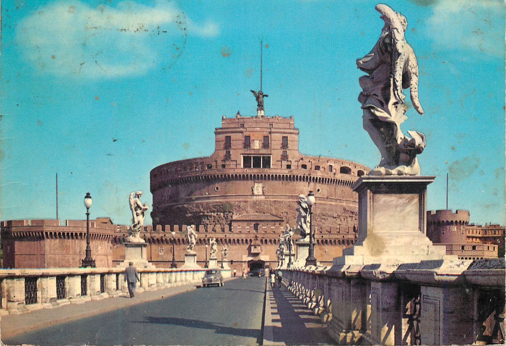 CPM Roma Pont et Chateau de st Ange