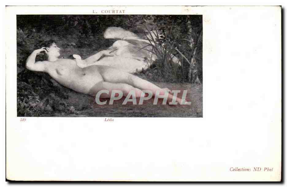 Léda — sculpture de L. Courtat — Établissements Photographiques de Neurdein Frères, Paris