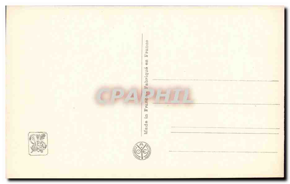 Fantaisie CPA Salon de apris J Claverie La Saone en hiver — Rückseite