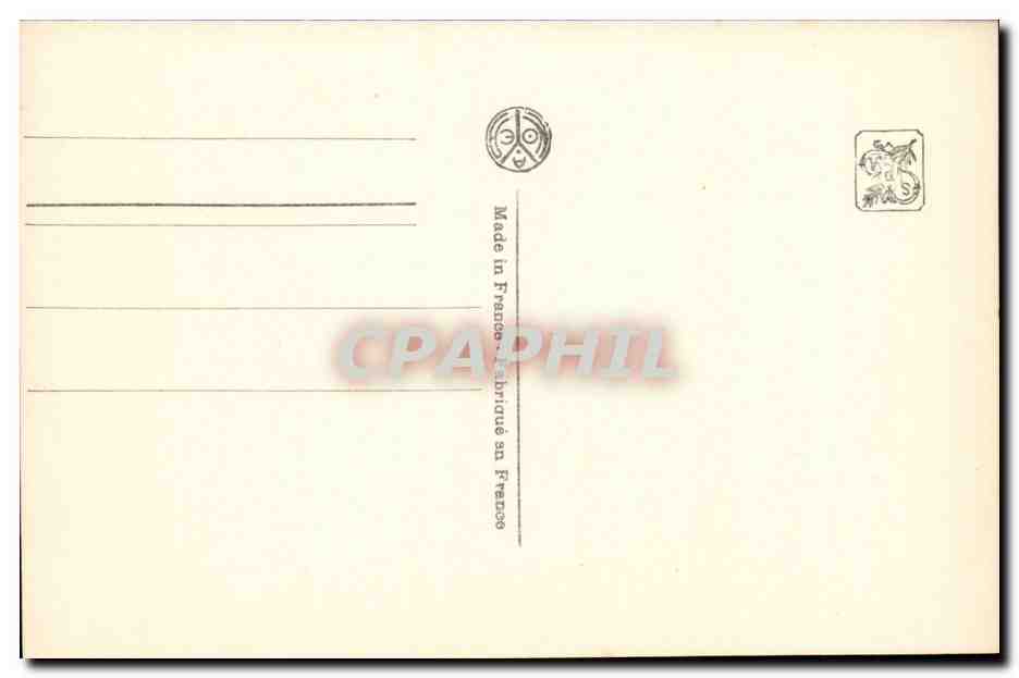 Fantaisie CPA Salon de Paris A Rigolot Effet de neige — Rückseite