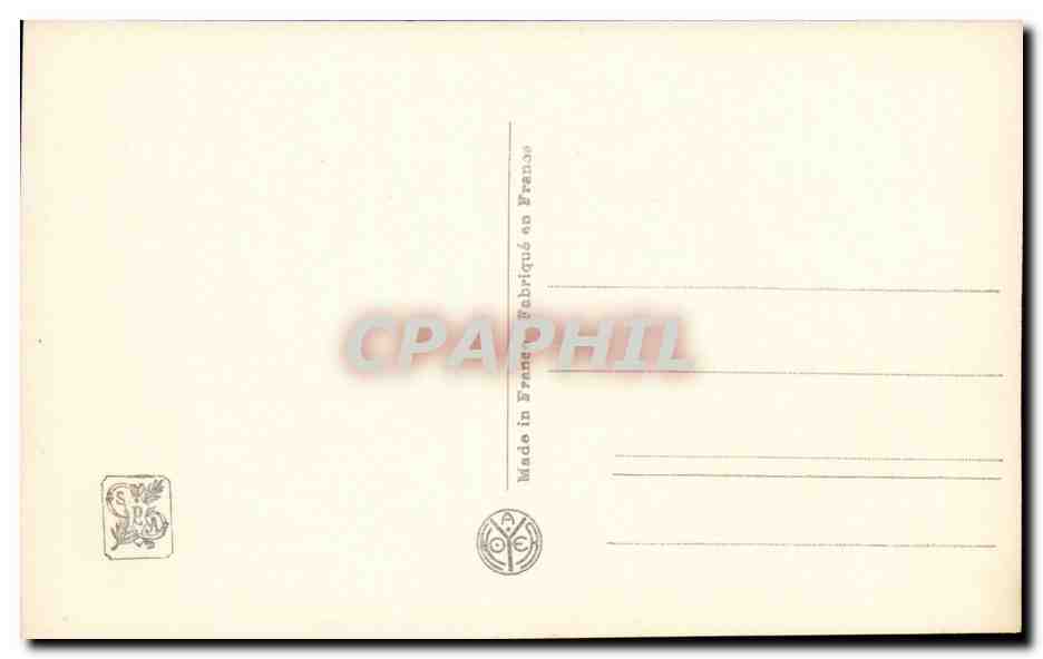 Fantaisie CPA J Claverie La SAone en hiver — Rückseite