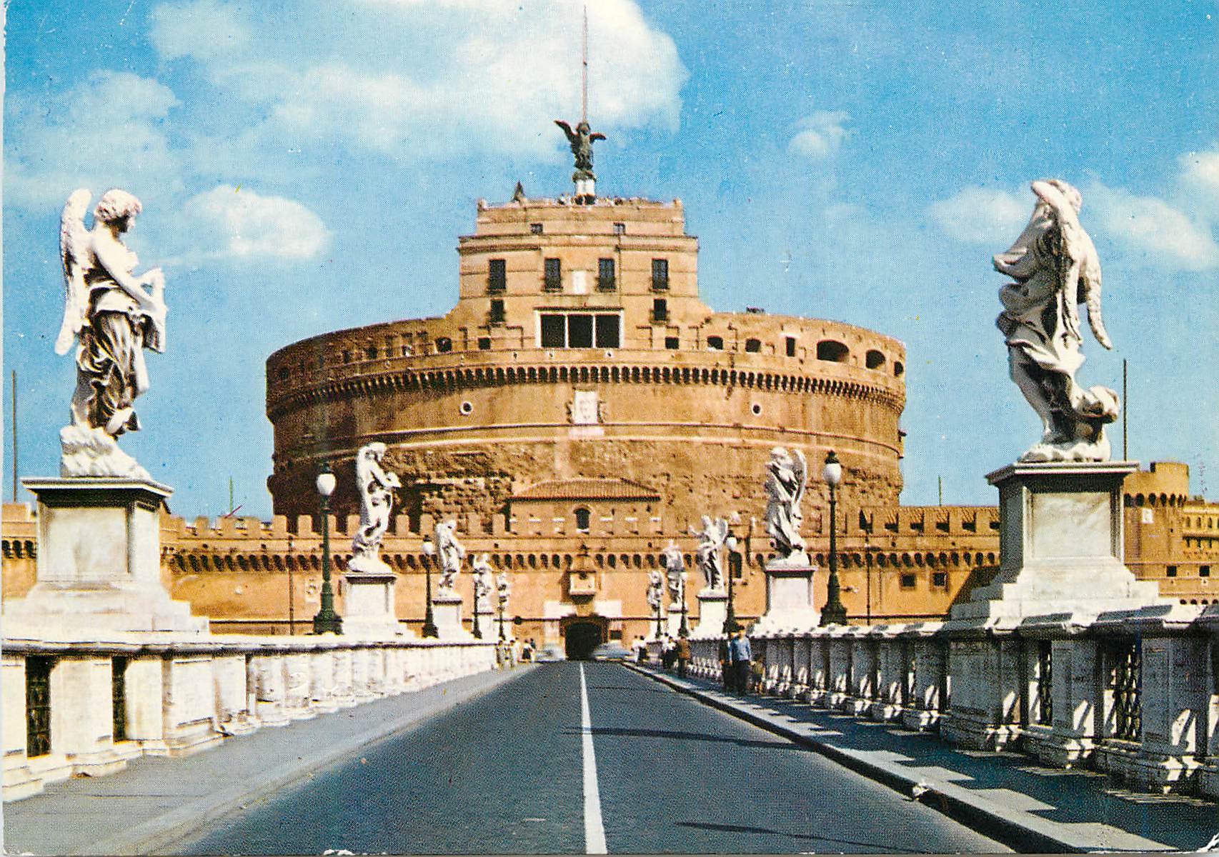 CPM Roma Pont et Chateau Saint Ange