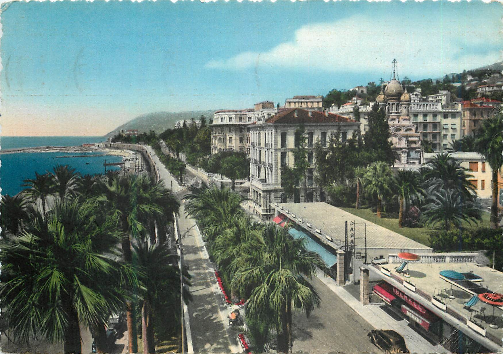 CPM San Remo Riviera dei fiori Le promenade de l'Imperatrice
