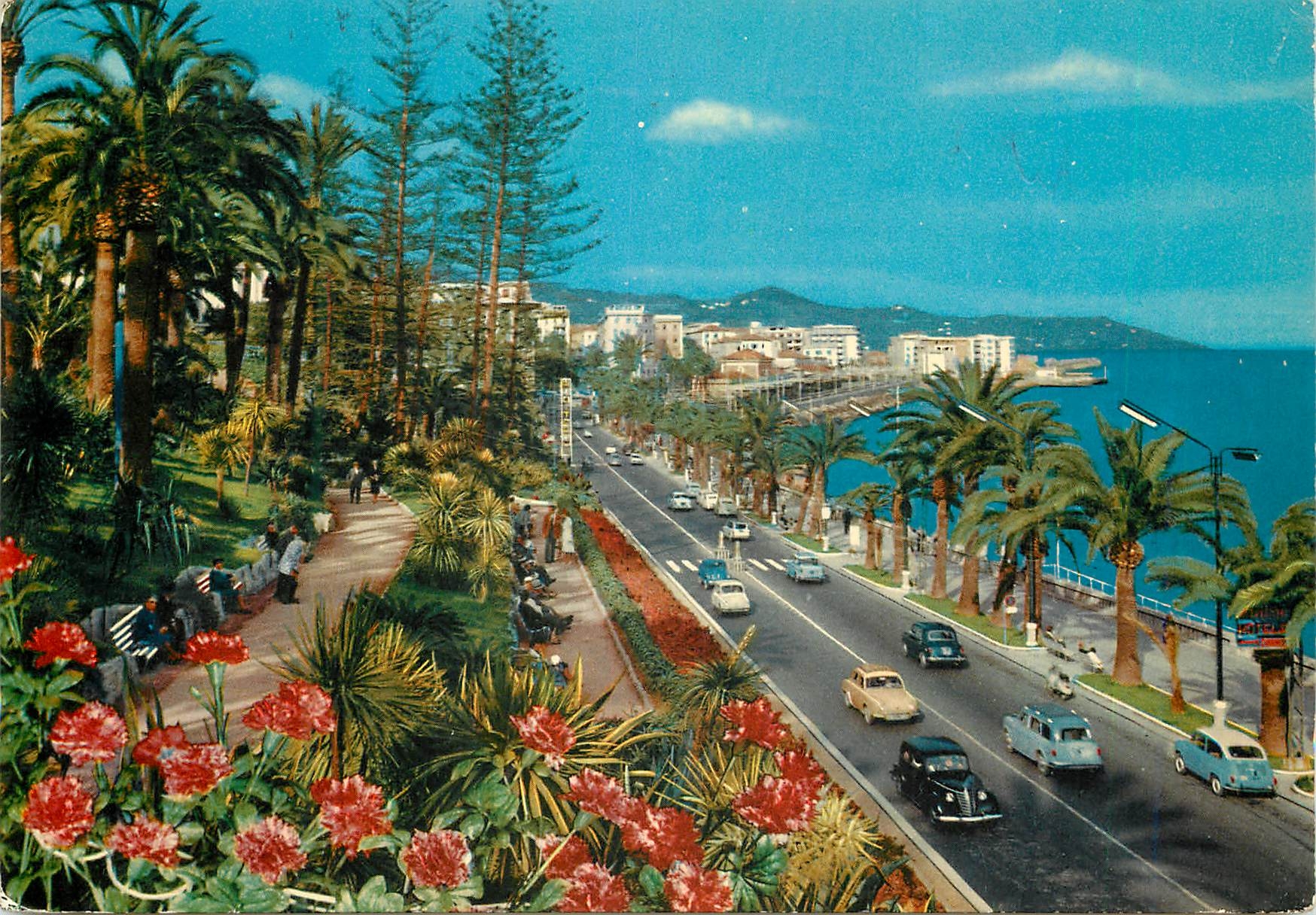 CPM San Remo Riviera dei fiori Promenade Imperatrice