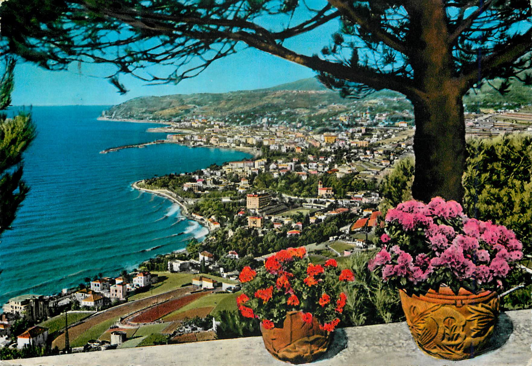 CPM San Remo Riviera dei fiori Vue generale prise de levant