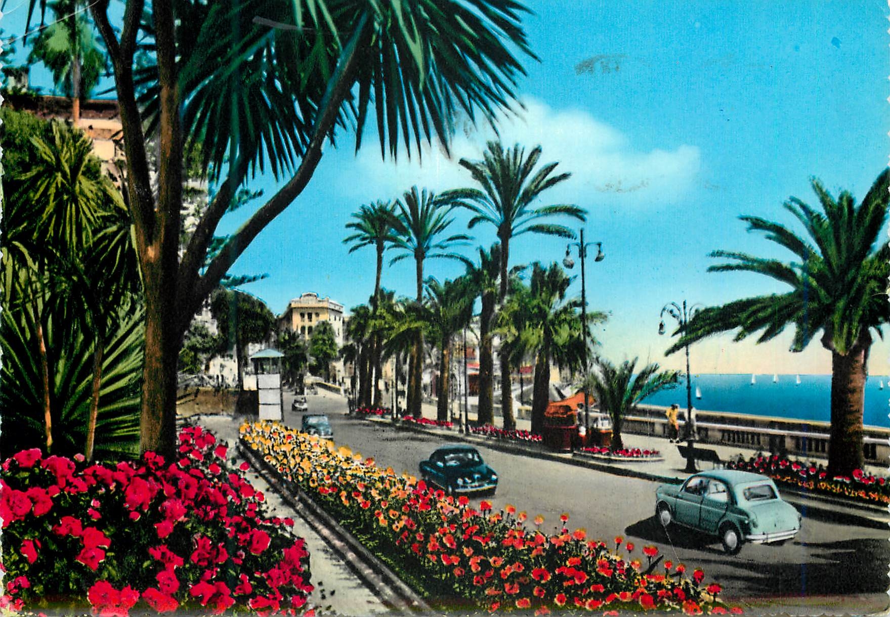 CPM San Remo Riviera dei fiori Avenue Imperatric