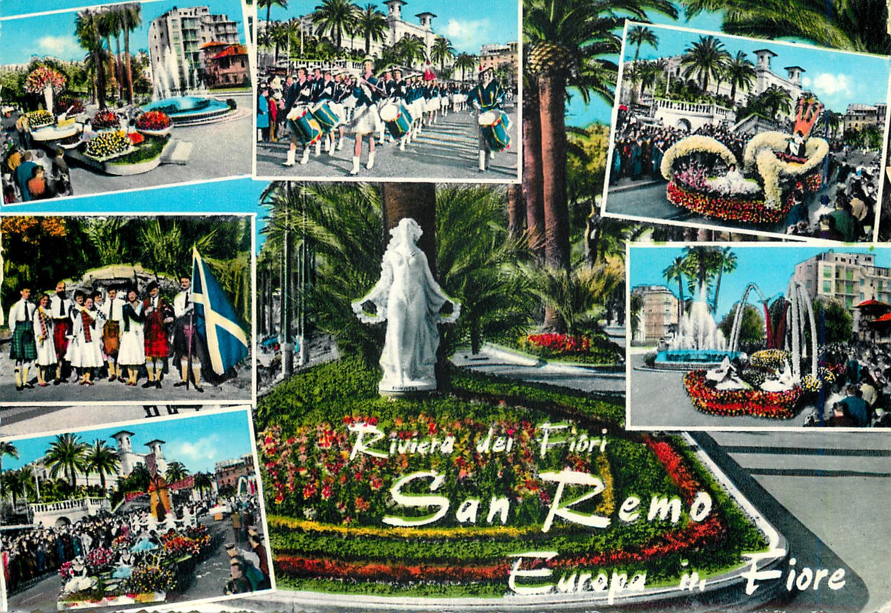 CPM San Remo Riviera dei fiori Europe en Fleurs