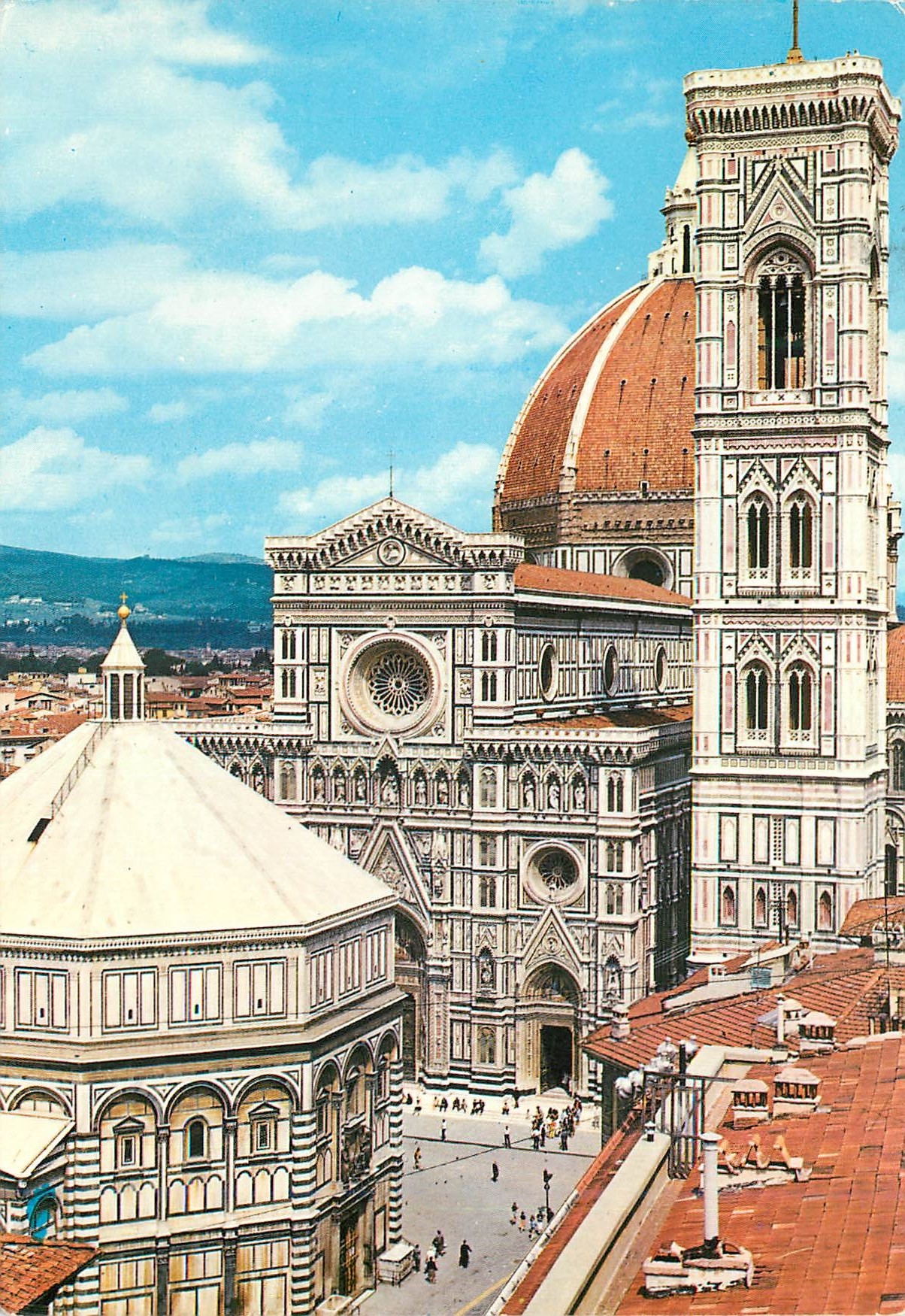 CPM Firenze Le Cathedrale le Baptistere et la Campanile de Giotto