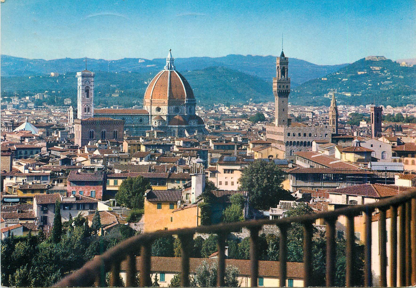 CPM Firenze Panorama du jardin de Boboli