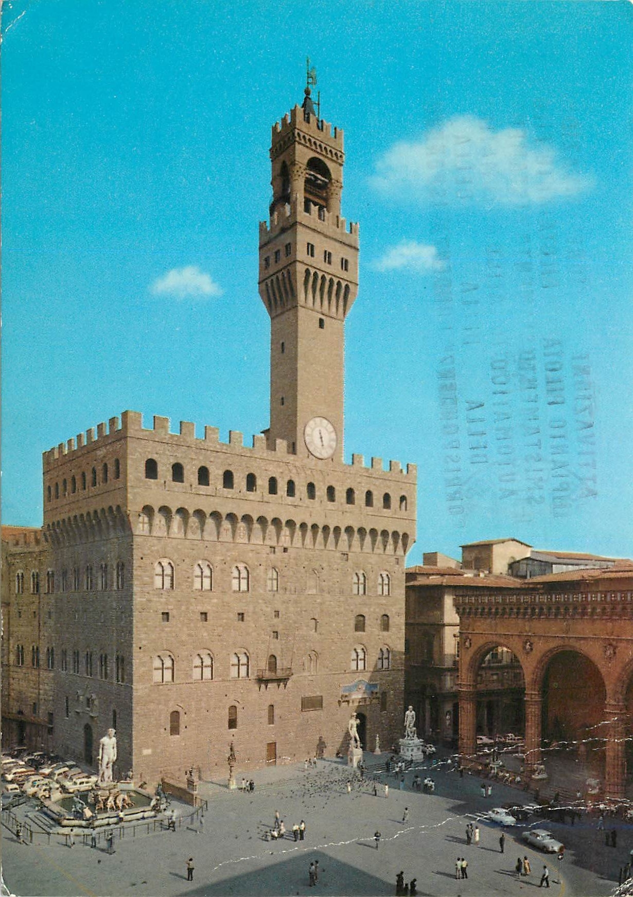 CPM Firenze Palais Vieux et Place de la Seigneurie