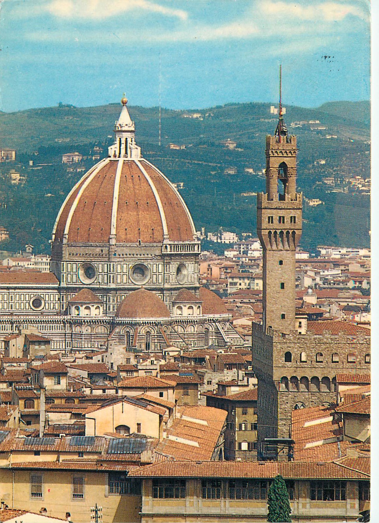 CPM Firenze Le Dome et la Tour d'Arnolfo