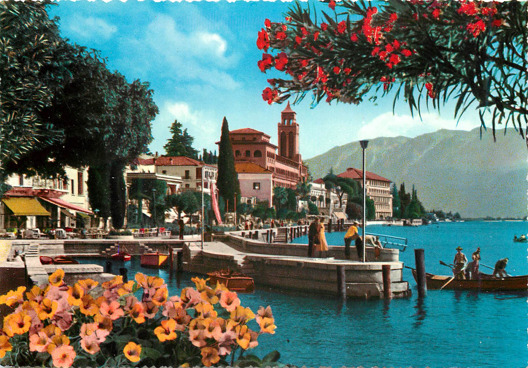 CPM Gardone Riviera Lac de Garda Bord du lac