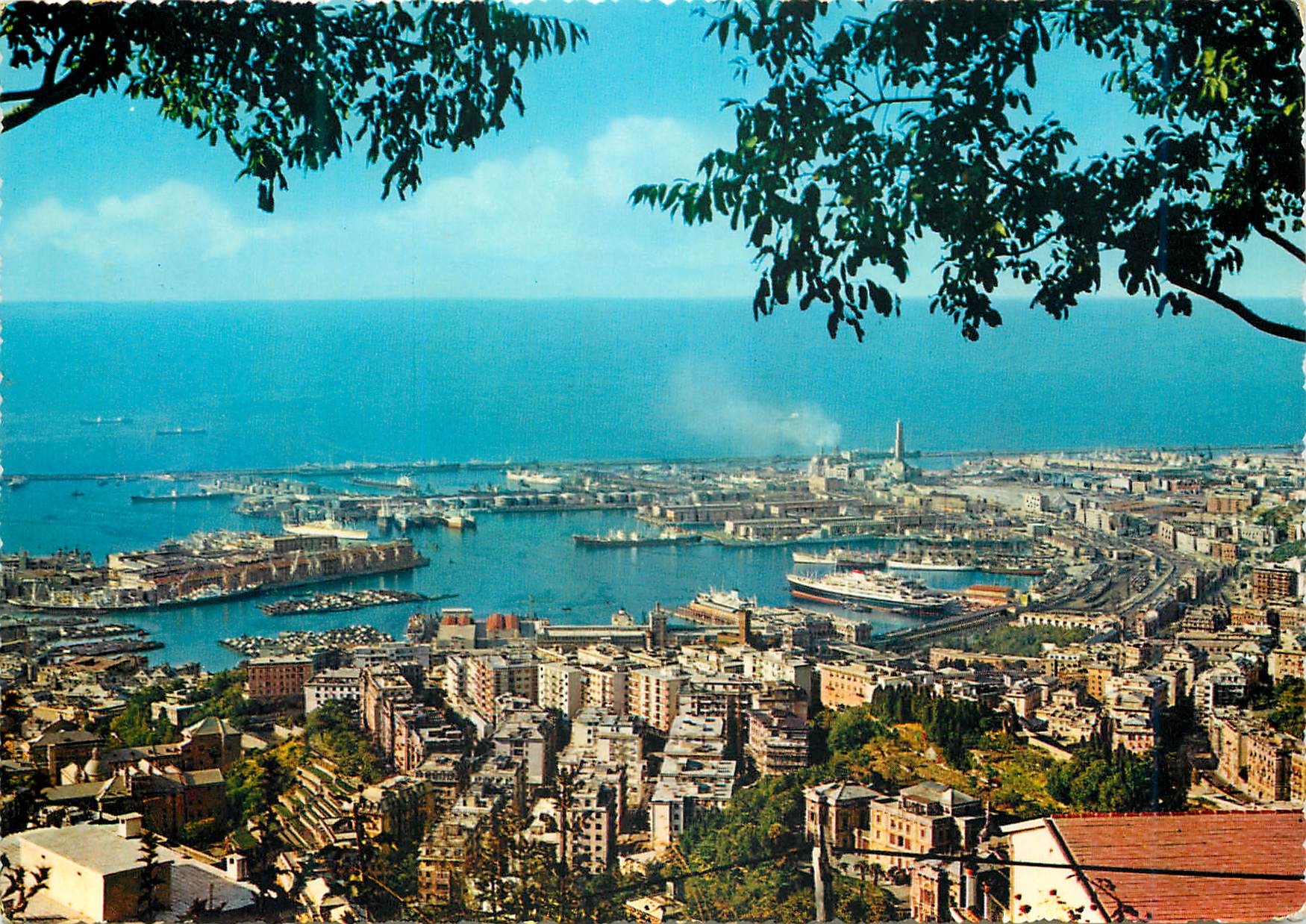 CPM Genova vue generale prise du righi
