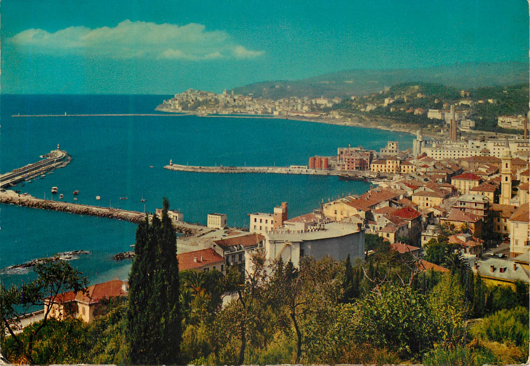 CPM Imperia riviera dei fiori panorama