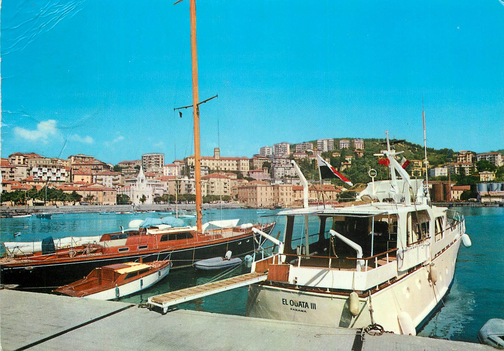 CPM Imperia le port Bateaux El Ouata III