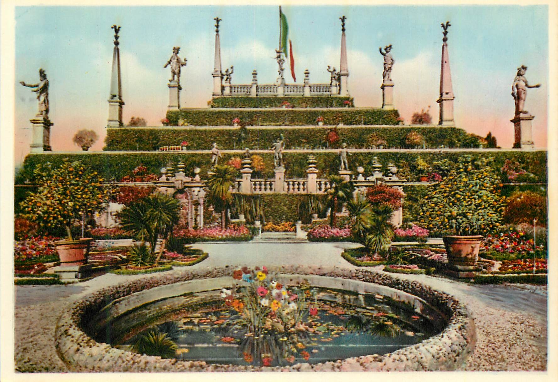 CPM Lago maggiore isola bella giardino