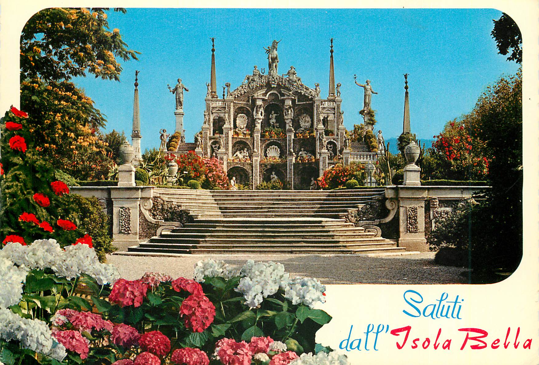 CPM Lac majeur isola bella jardins