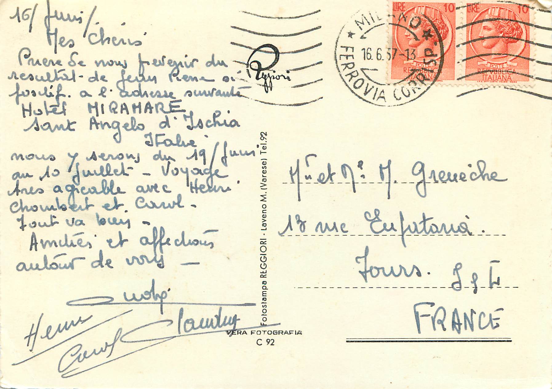 CPM Lac majeur isola bella — Rückseite