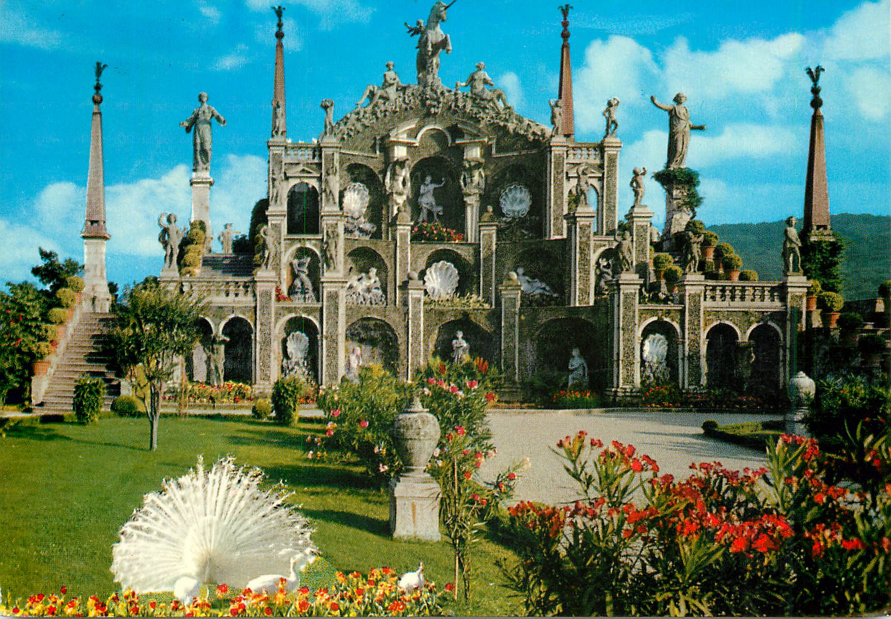 CPM Lac majeur isola bella facade amphitheatre