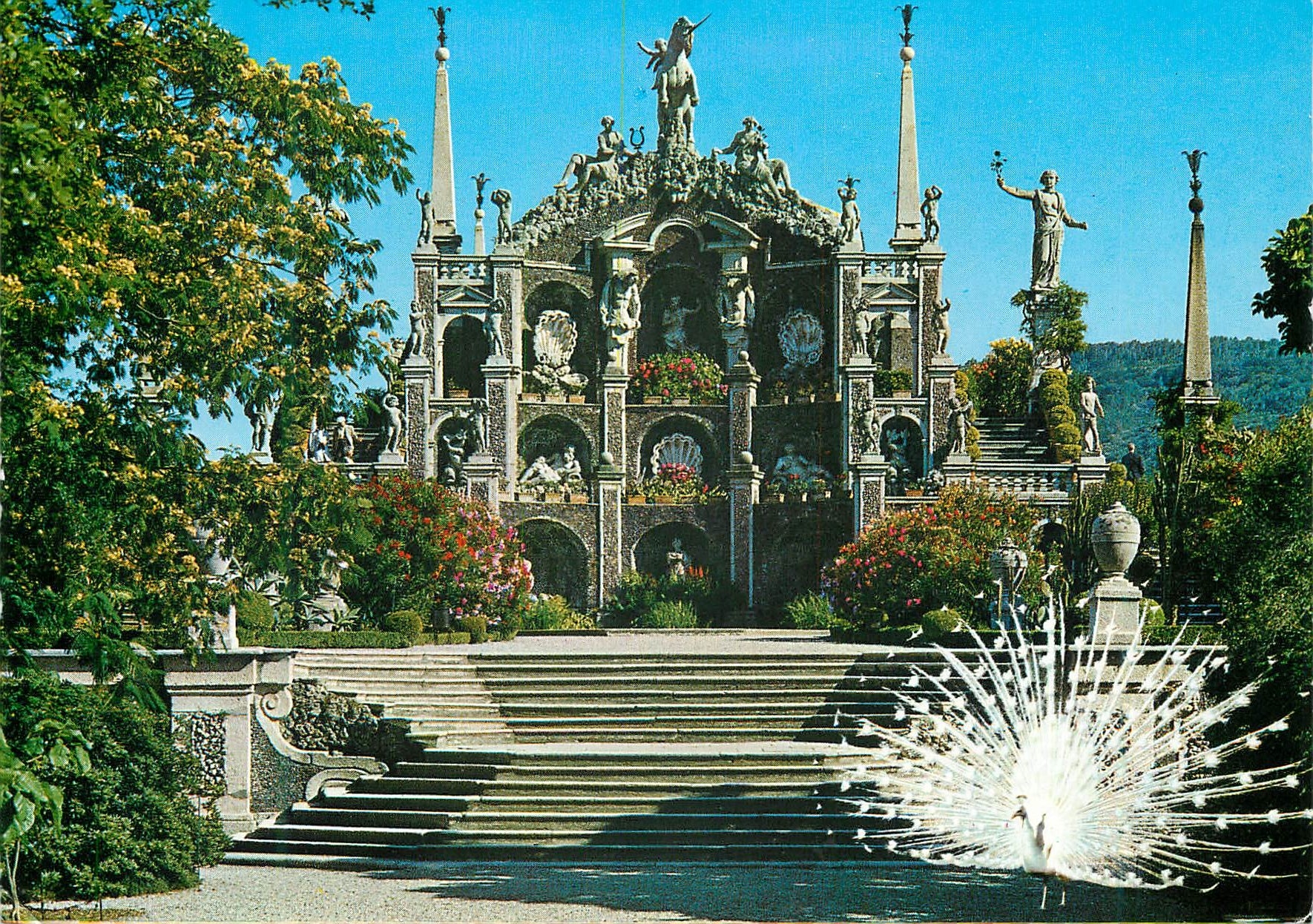 CPM Isola bella (lago maggiore)jardin borromeo amphitheatre