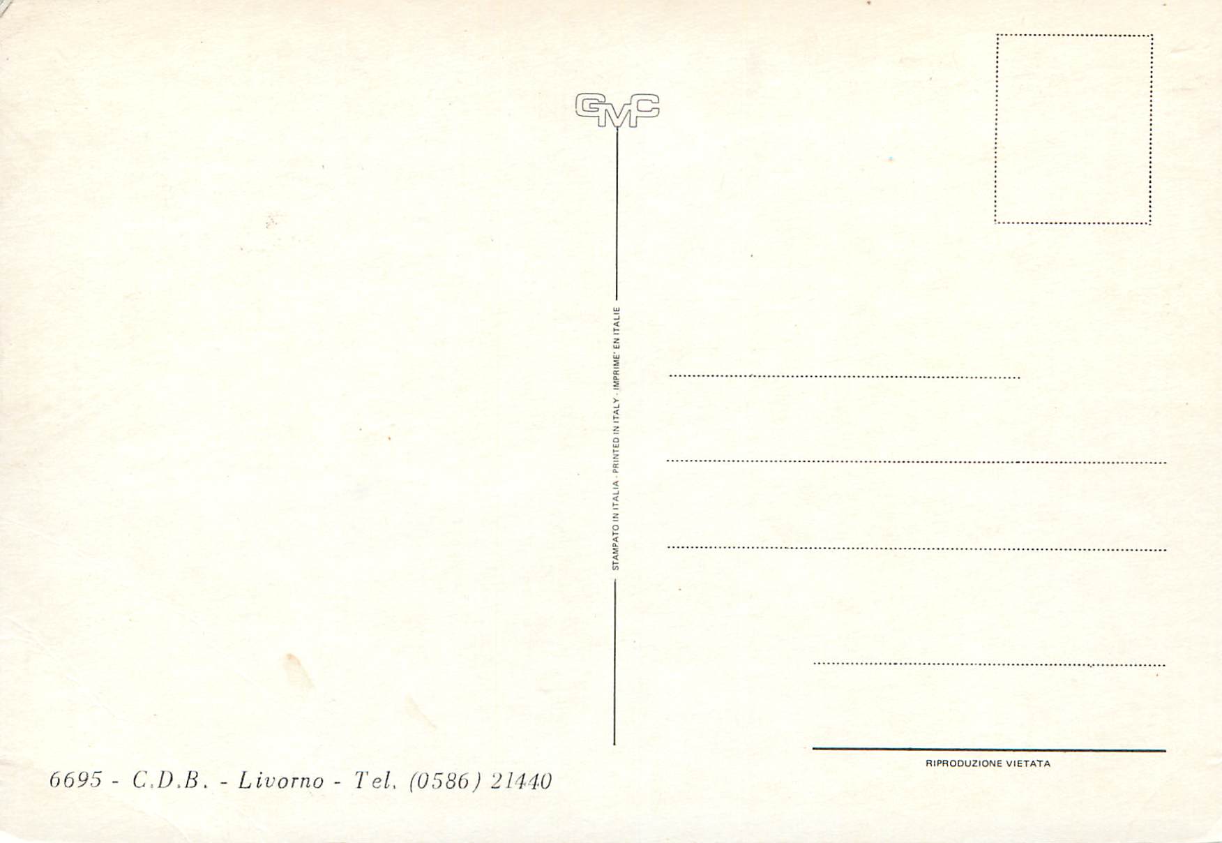 CPM Livorno — Rückseite