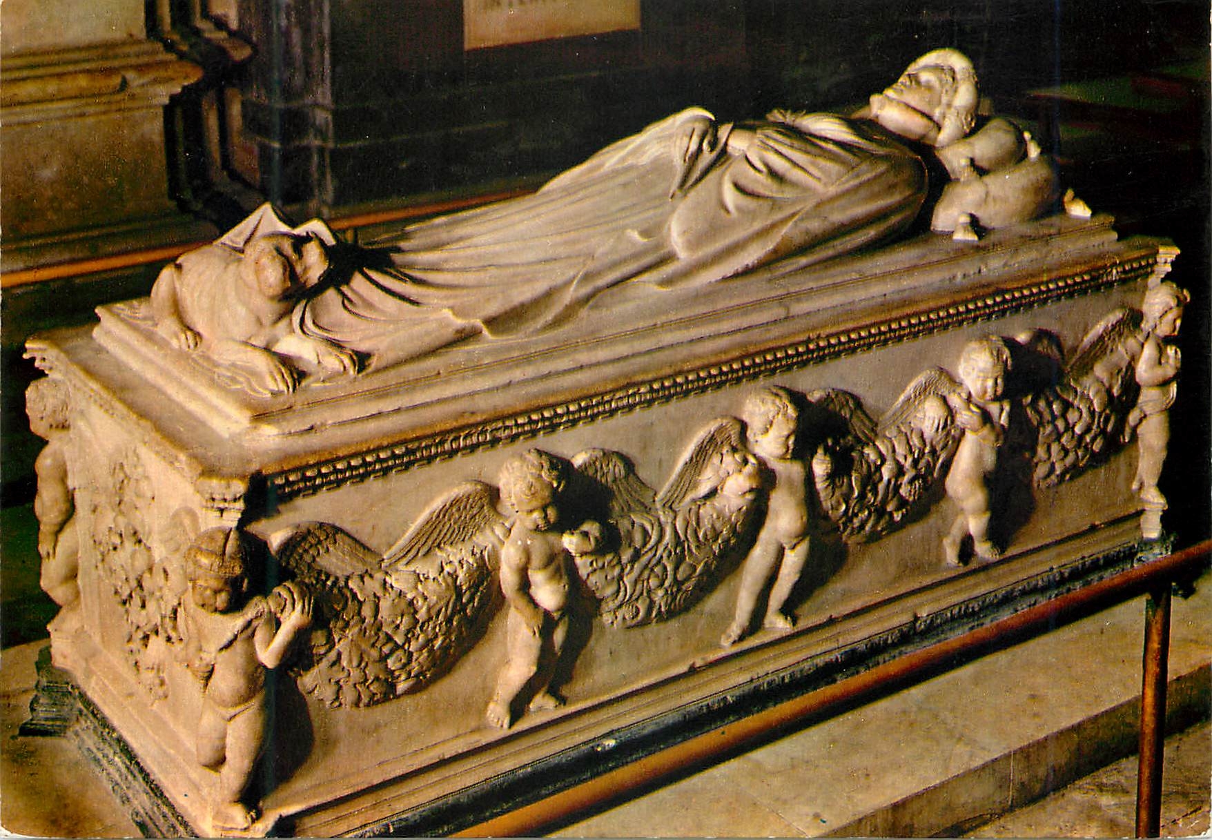 CPM Lucca st martin sarcophage de llaria del carretto (jacepo della quercia)