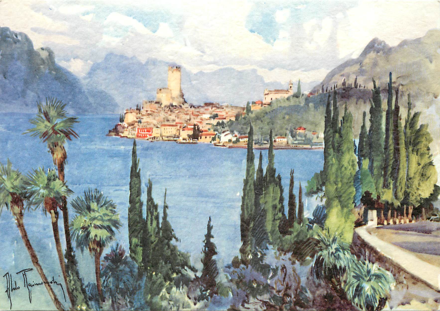 CPM Malcesine (lago di garda) panorama