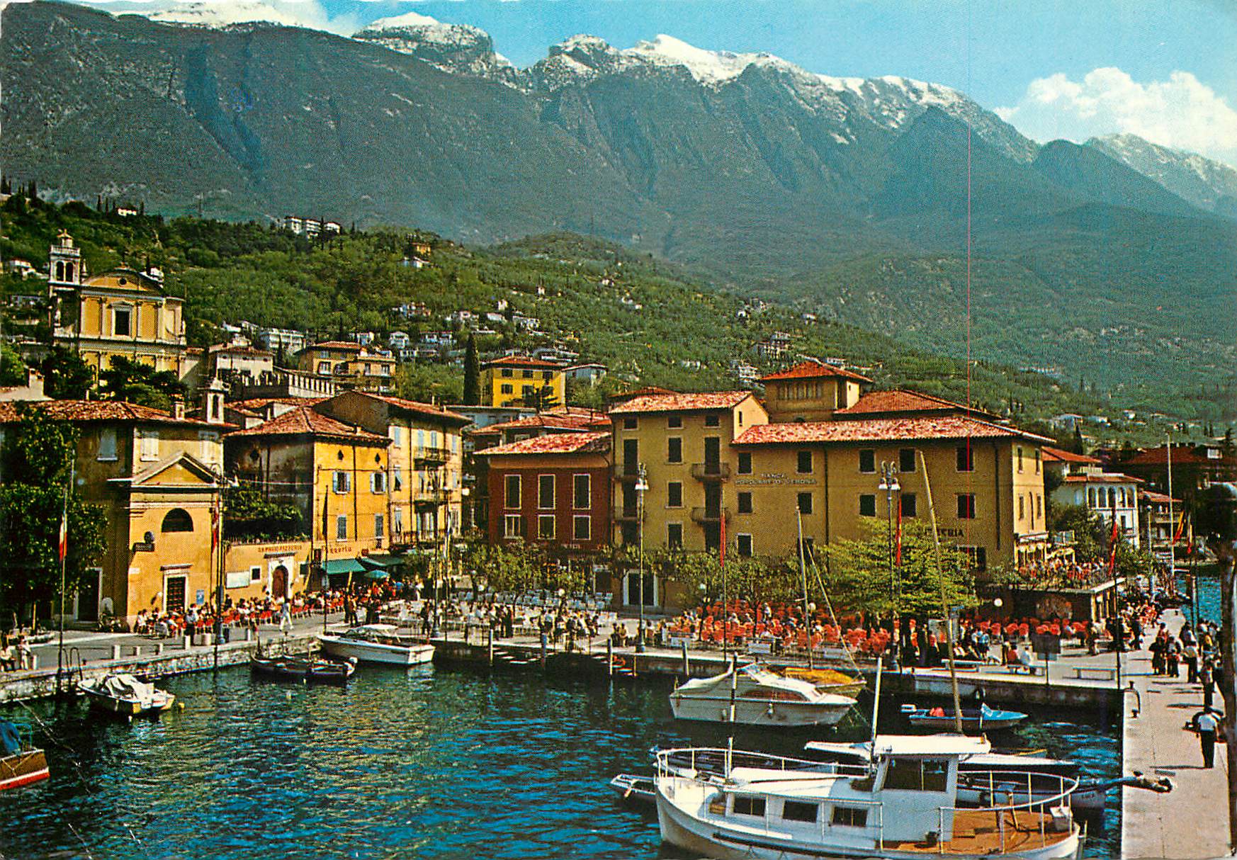 CPM Malcesine lac de garda le port Bateaux