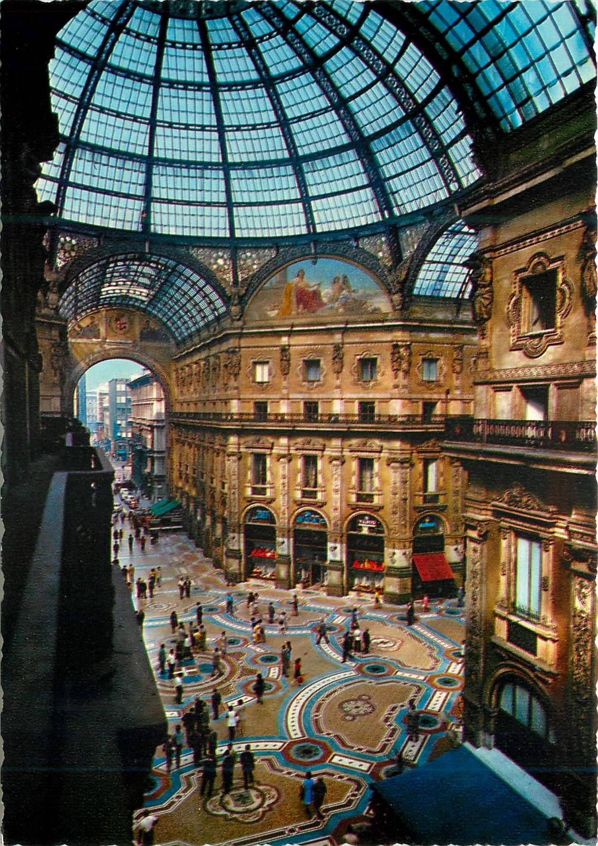 CPM Milano Interieur dela Galerie Victor Emmanuel II