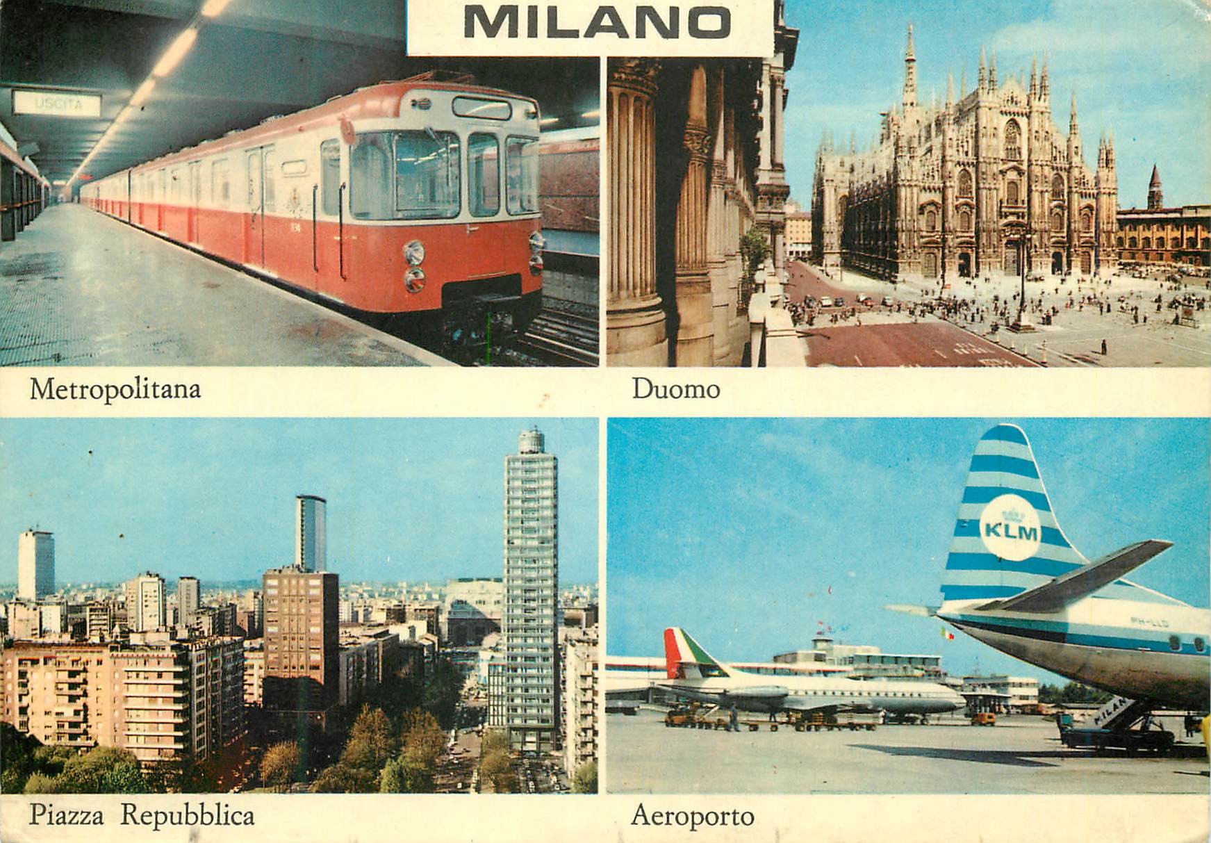 CPM Milano Metro Avion Piazza Repubblica