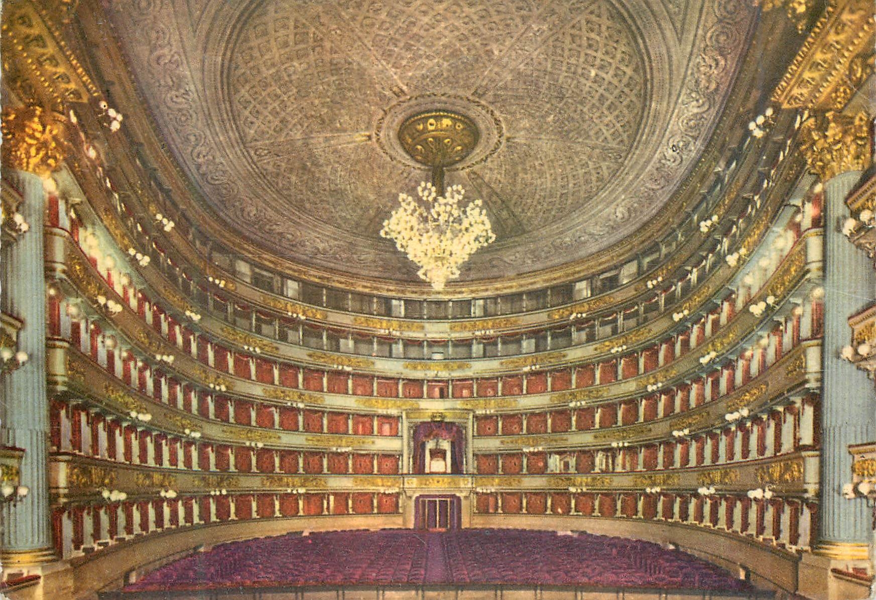 CPM Milano Interieur de la Scala