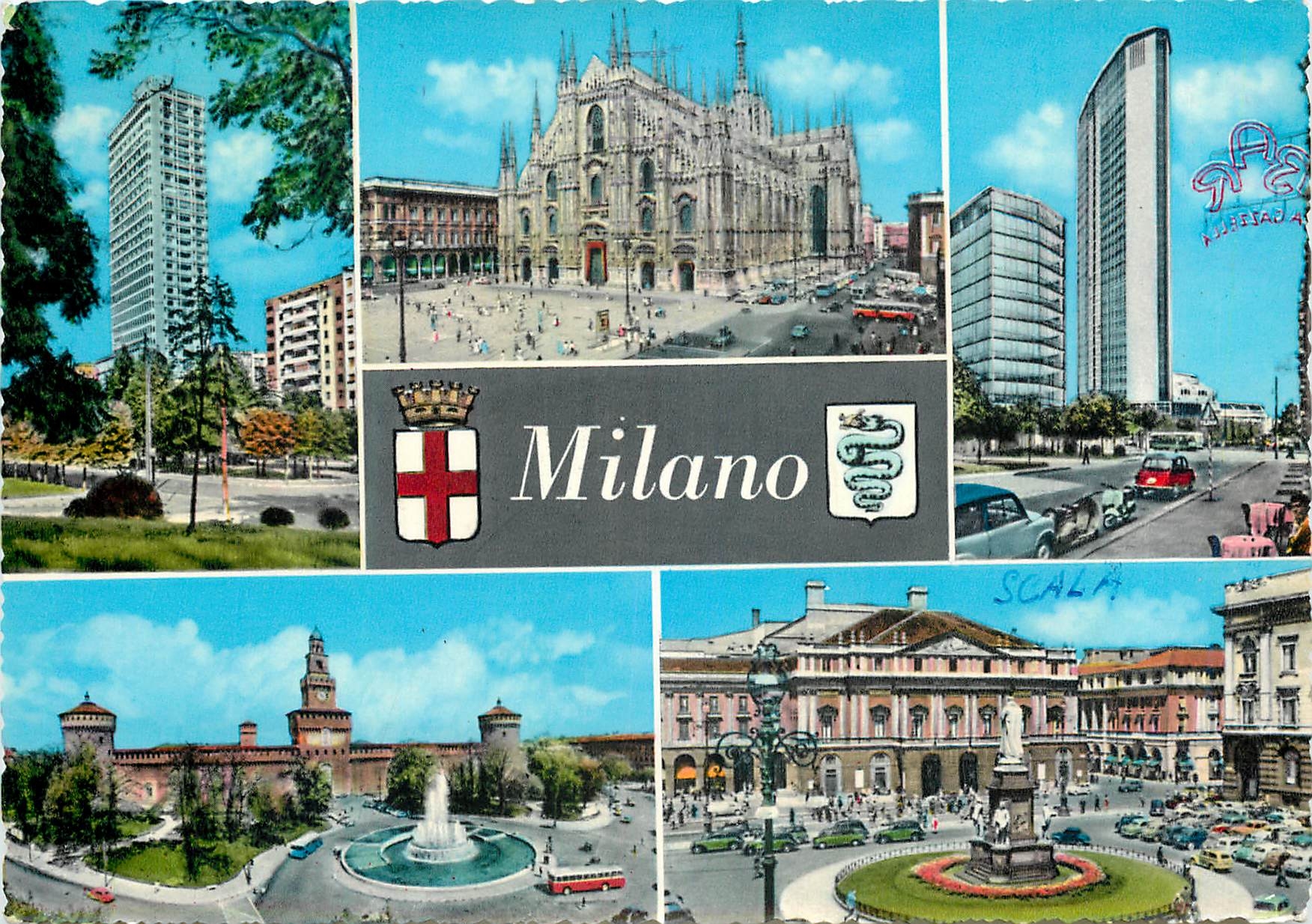 CPM Milano Souvenir de Milan