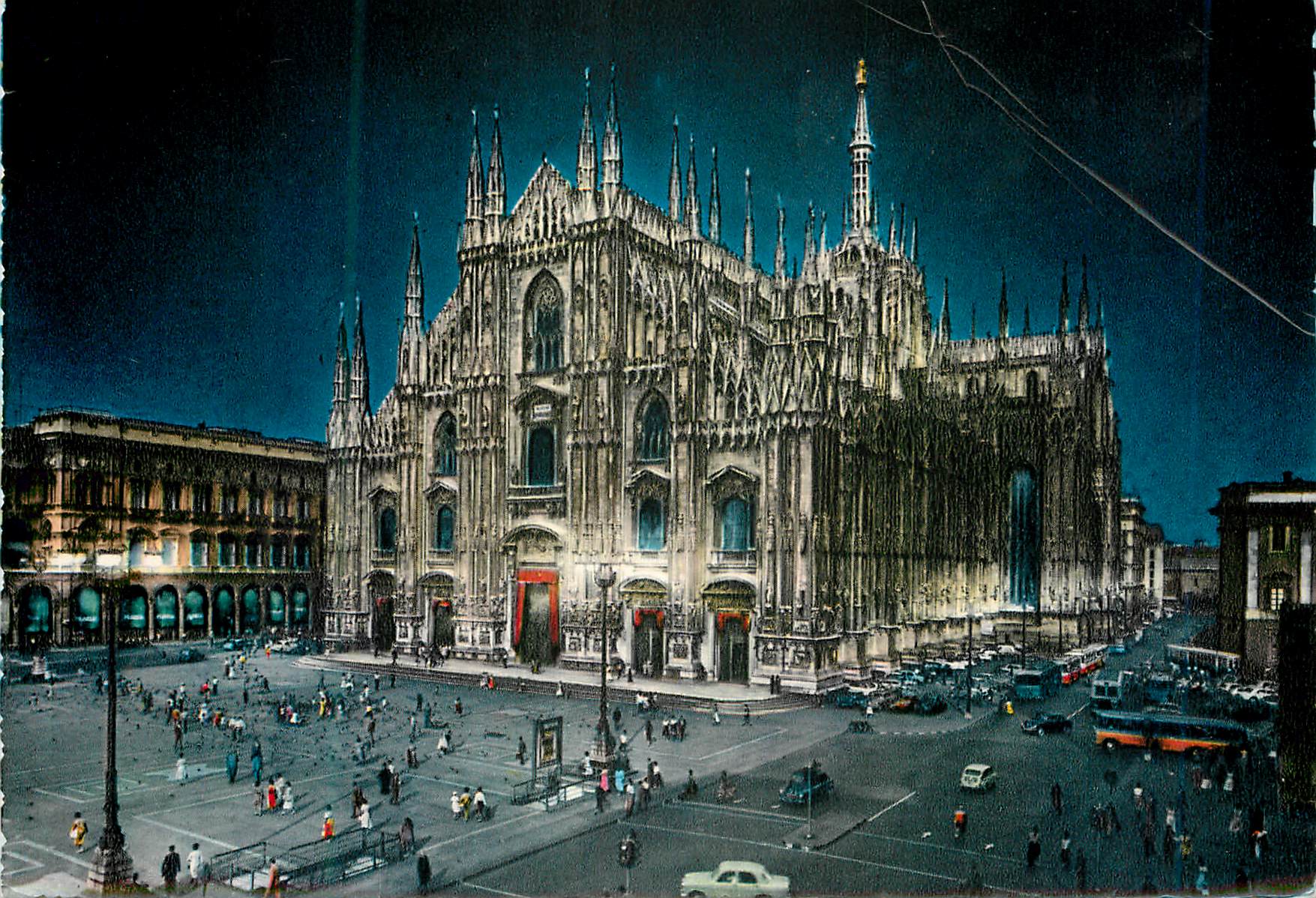 CPM Milano La Cathedrale De nuit