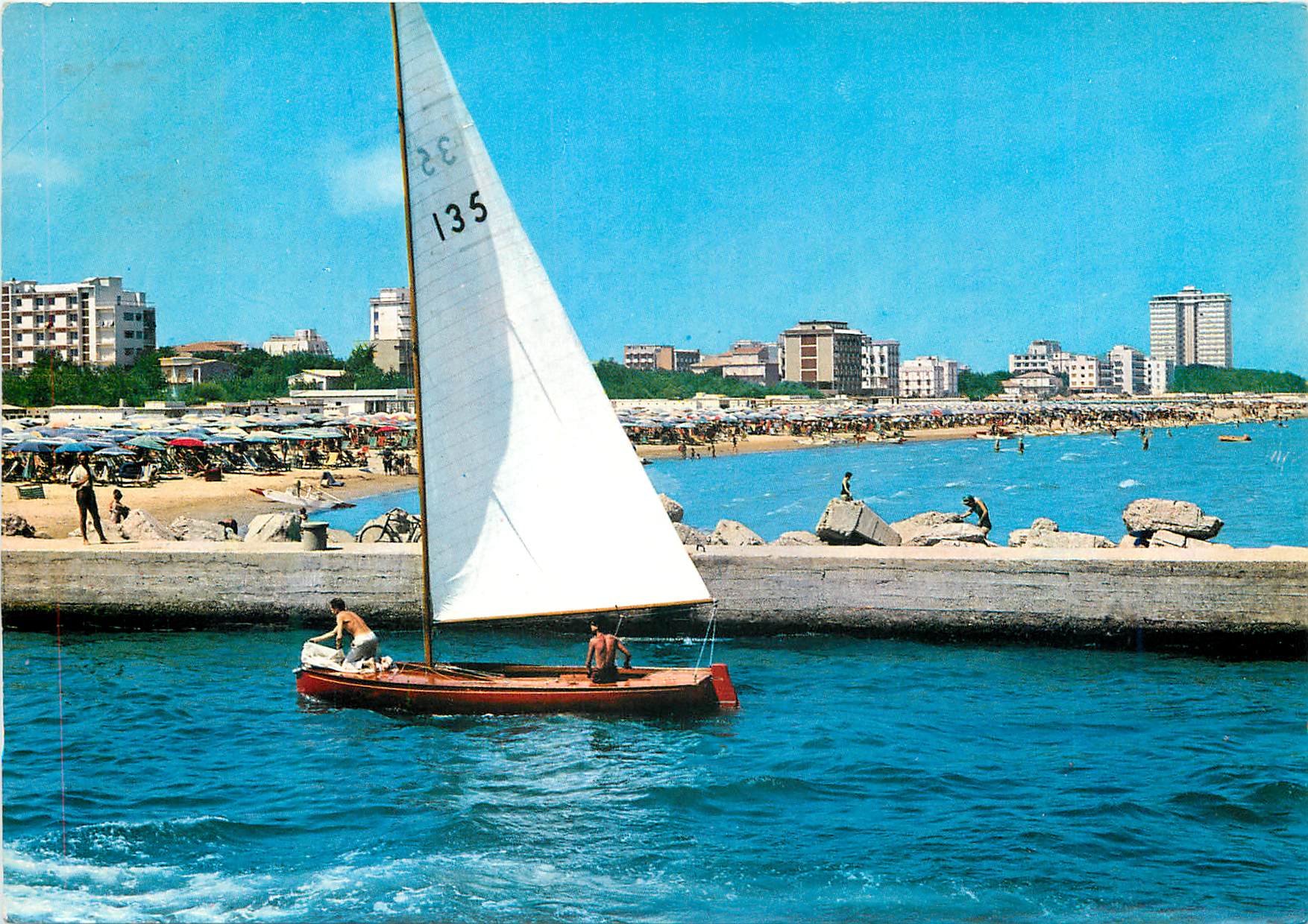 CPM Milano Marittima Port Chenal et Plage
