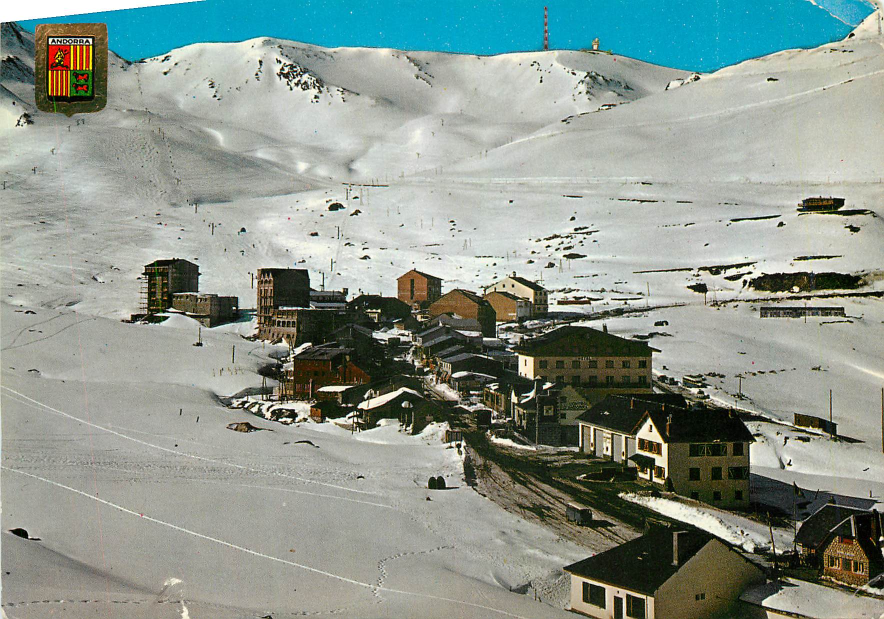 CPM Andorra Valls d'Andorra Vue generale