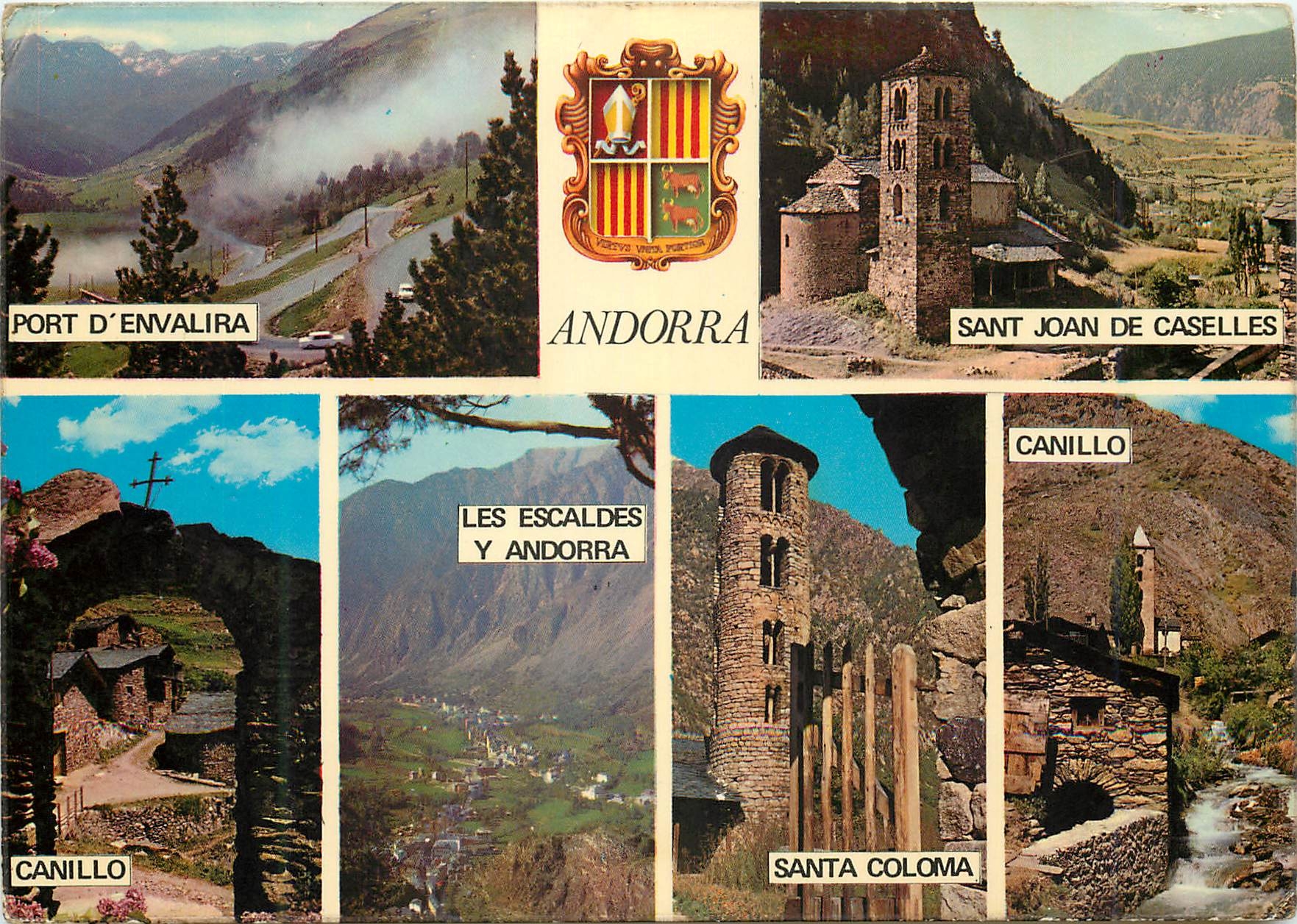 CPM Andorra Valls d'Andorra Differents aspectes Port d'Envalira Sant Joan de Caselles Canillo Sant 